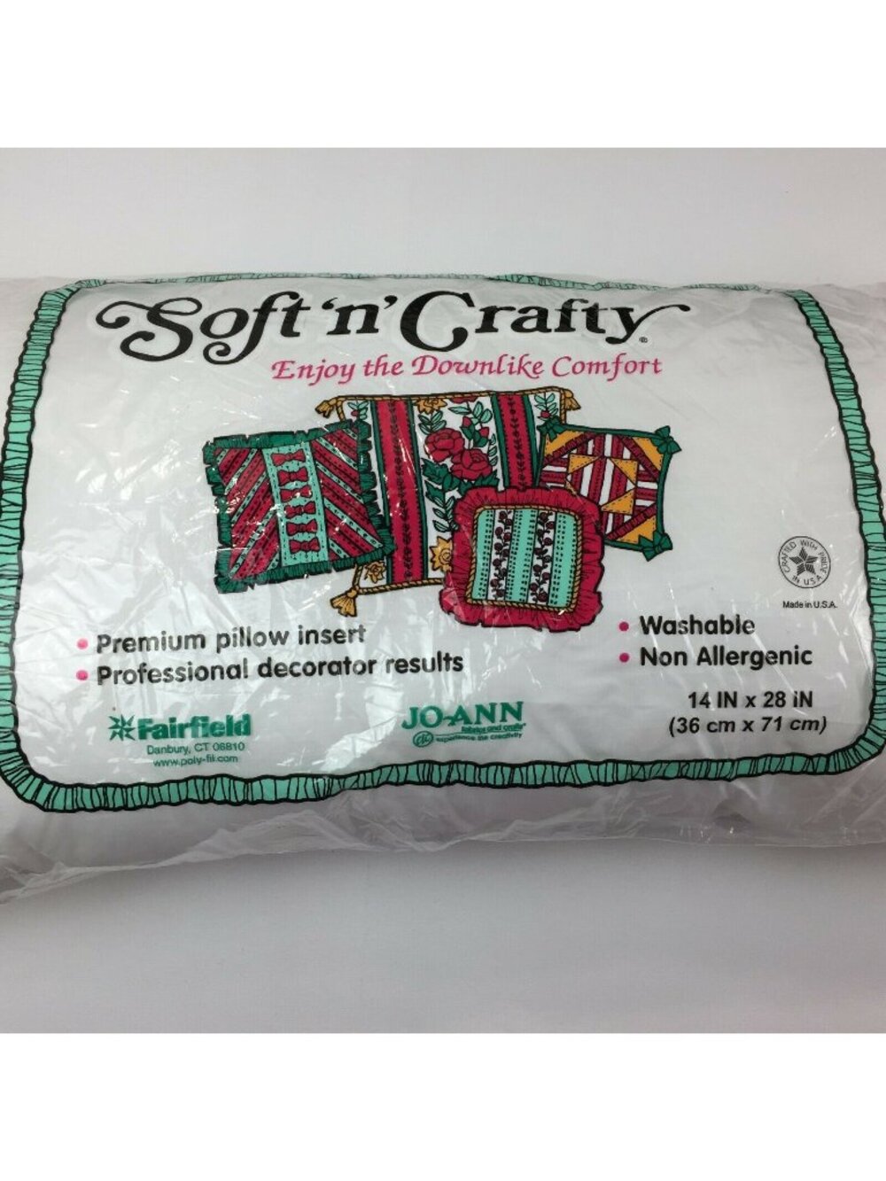 Fairfield Soft 'N Crafty 14" x 28" Rectangle Pillow Insert Throw Craft
